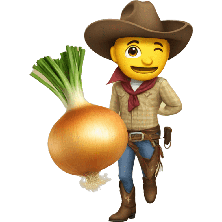 Onion Cowboy emoji