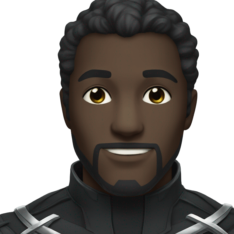 black panther Marvel anime emoji