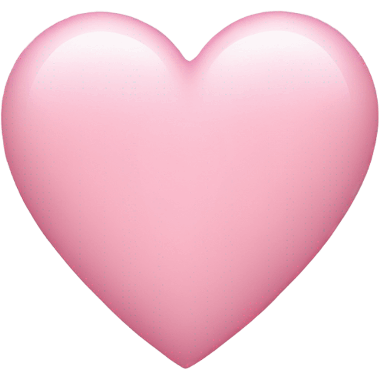 Light pink heart emoji