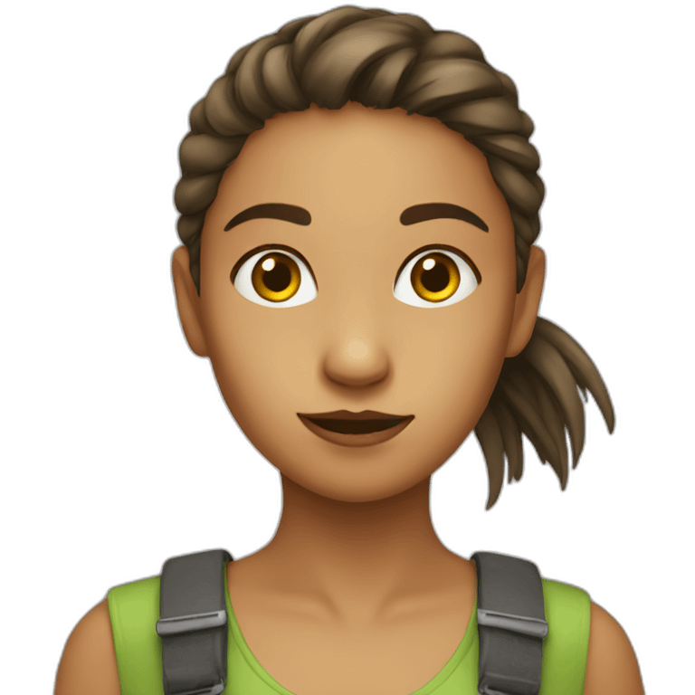 Kiwi girl emoji