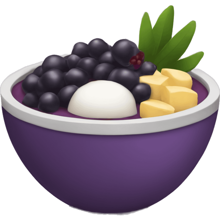 Acai bowl emoji