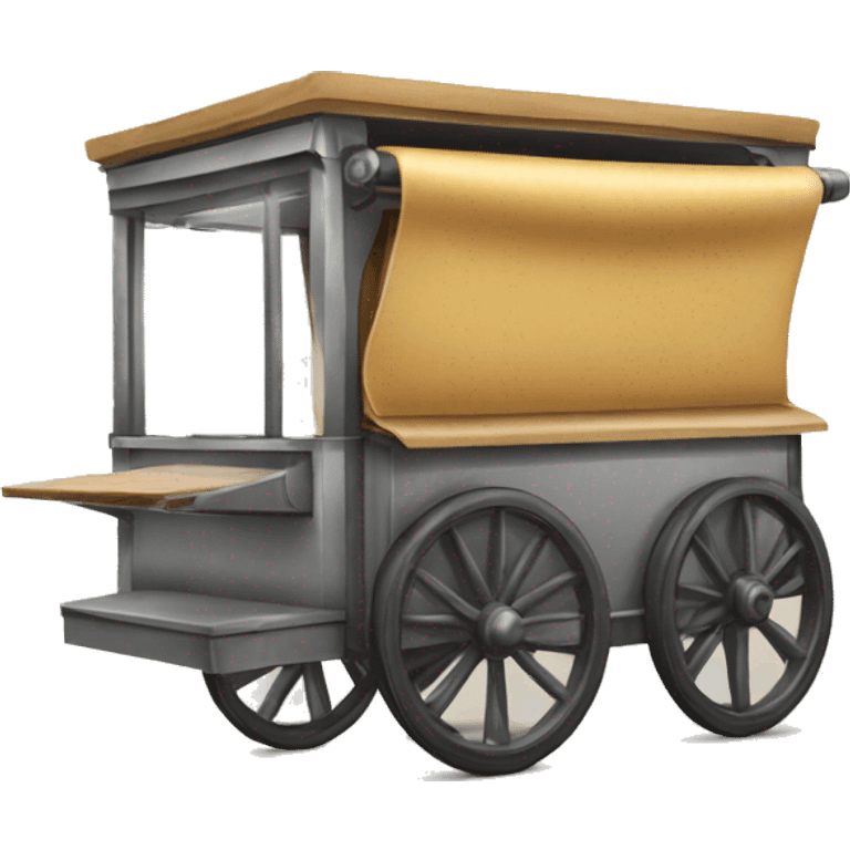 New York street cart Kathi roll emoji