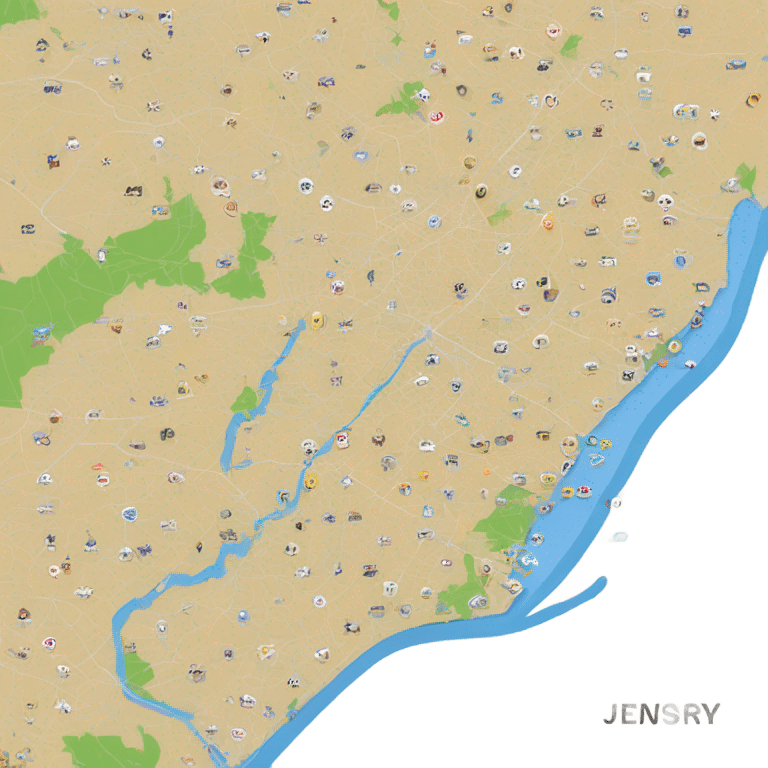 map of new jersey emoji