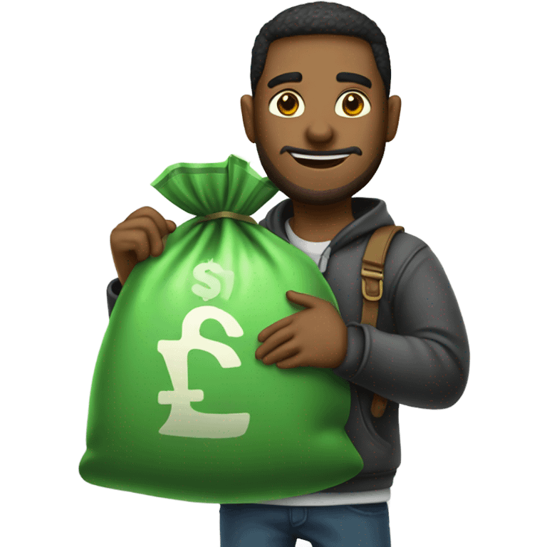 Stas with money bag  emoji