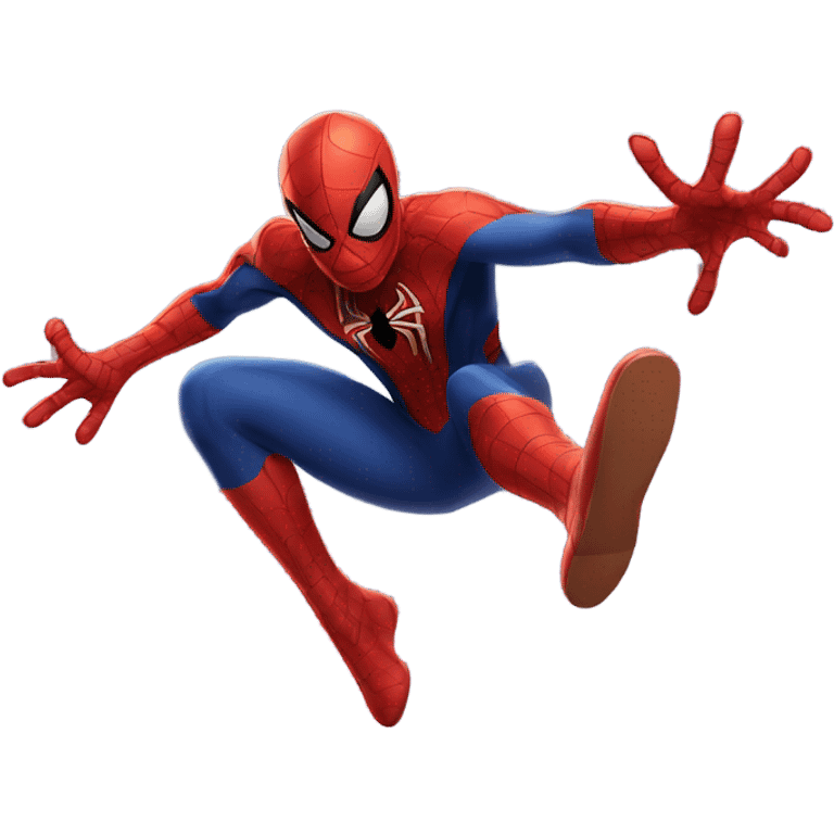 Spider man flying emoji