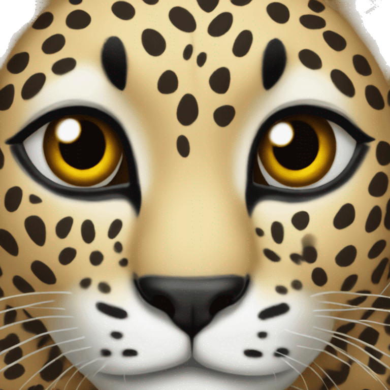  Leopard heart emoji