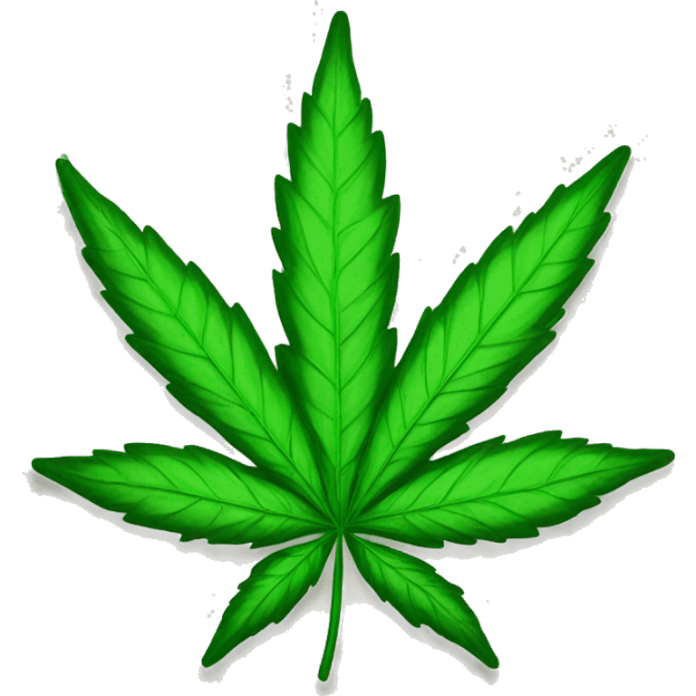 Weed leaf emoji