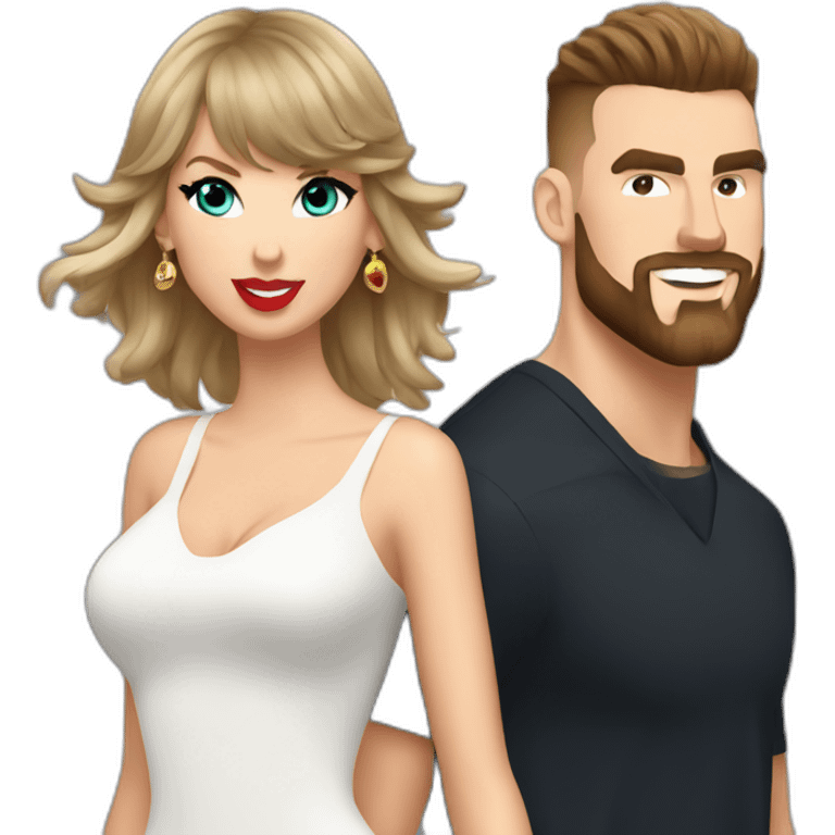 taylor swift and travis kelce emoji