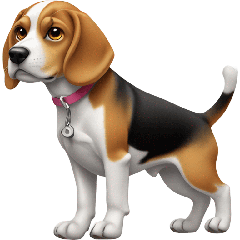 Beagle working out  emoji