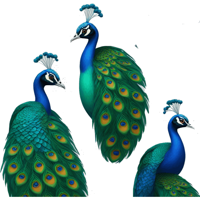 peacock emoji