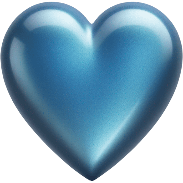 Blue Titanium heart emoji