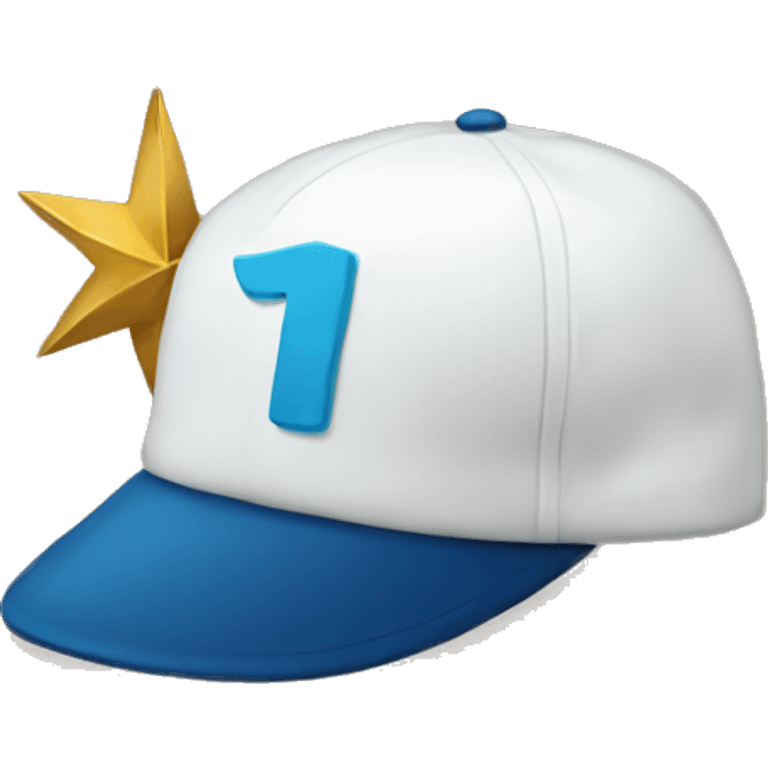 New Year's cap emoji