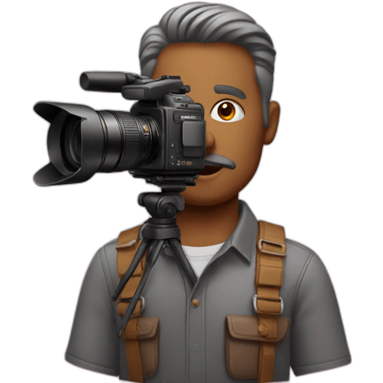 rich camera man emoji