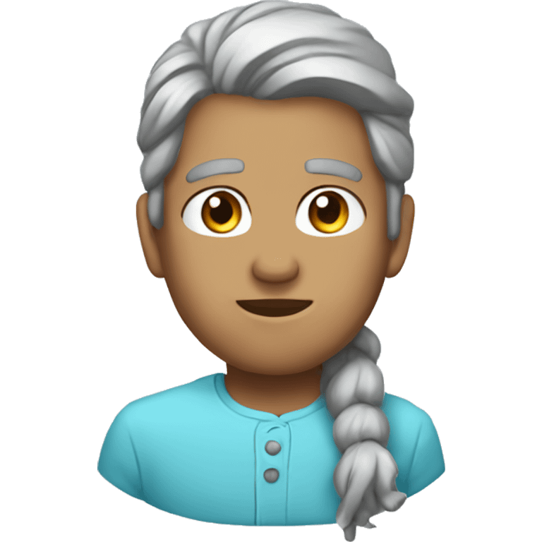 Lazo color celeste emoji