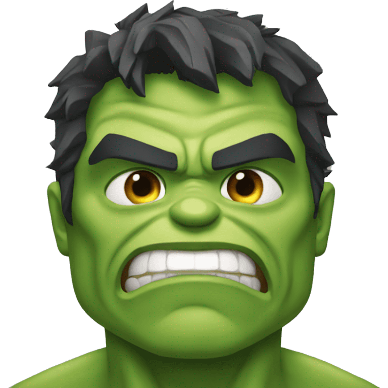 hulk giñando el ojo emoji