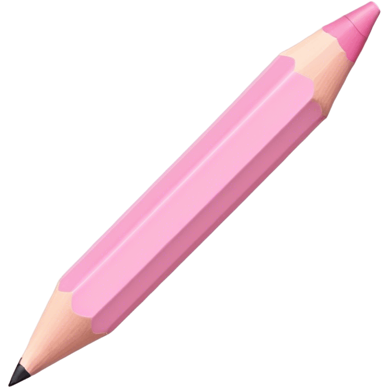 pastel pink pencil emoji