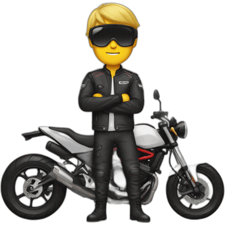 Motard emoji