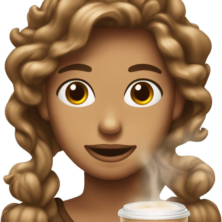 vanilla cream cold brew coffee emoji