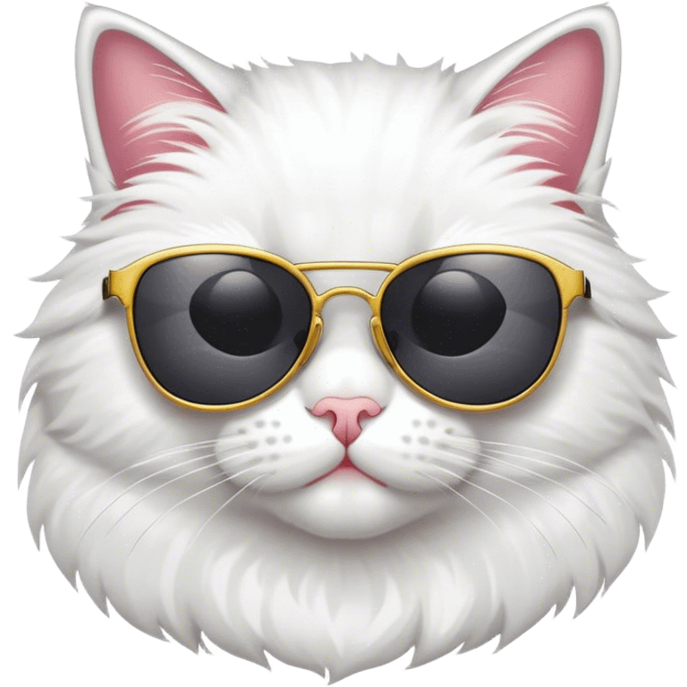 Cat wearing sunglasses emoji