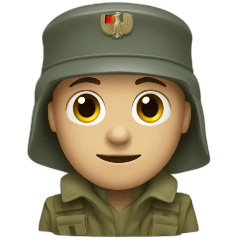 German soldier salut emoji