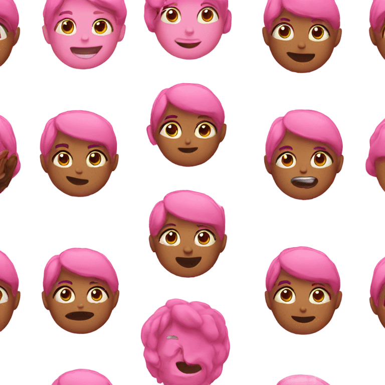 Pink emojis  emoji