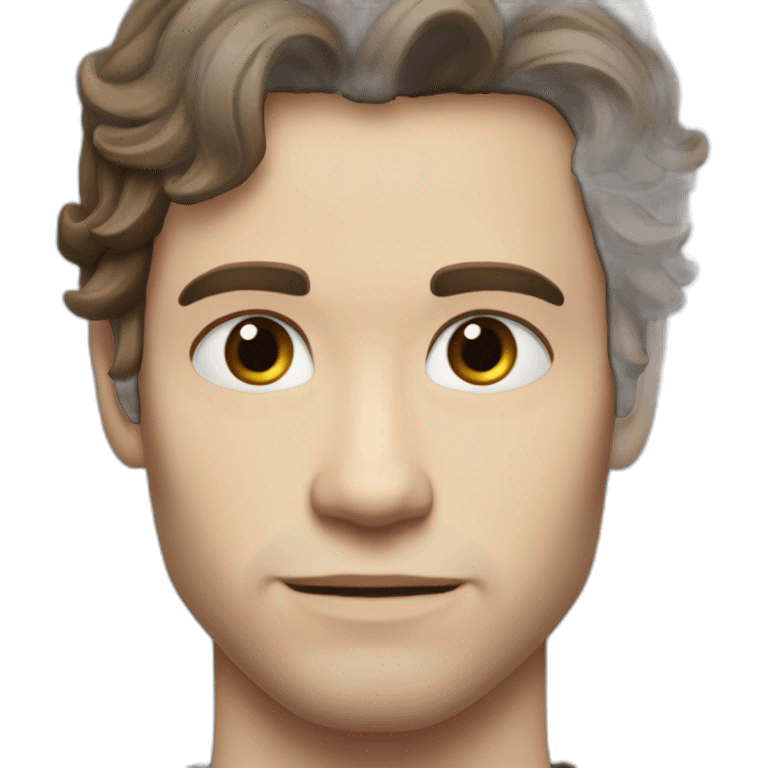 Klaus mikaelson brown hair realistic detailed emoji