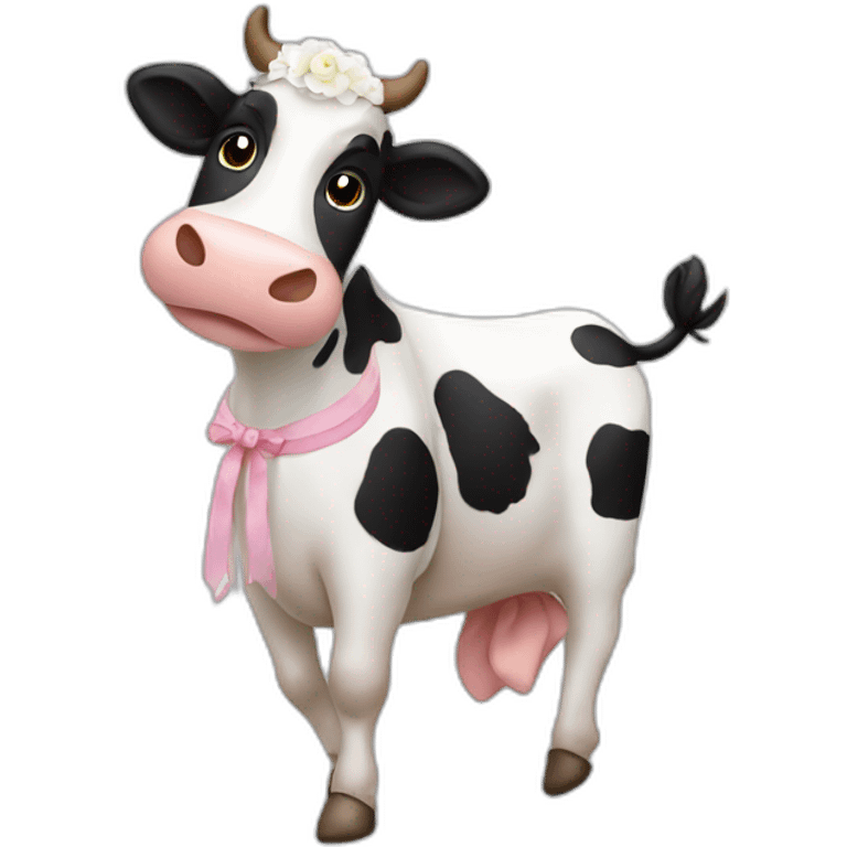 Cow Ballerina emoji