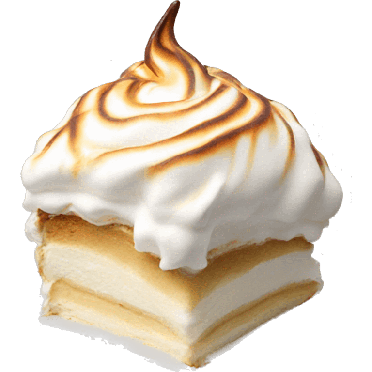 Baked Alaska dessert emoji