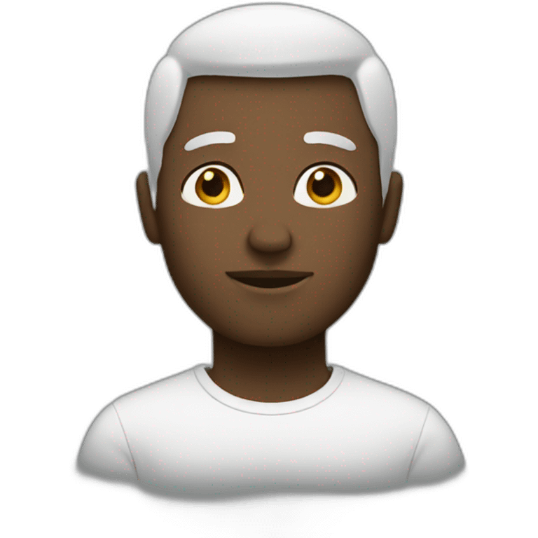 White black dude emoji