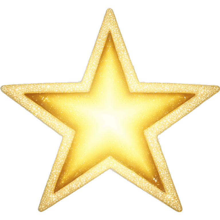 Super shiny star with light rays all around  emoji