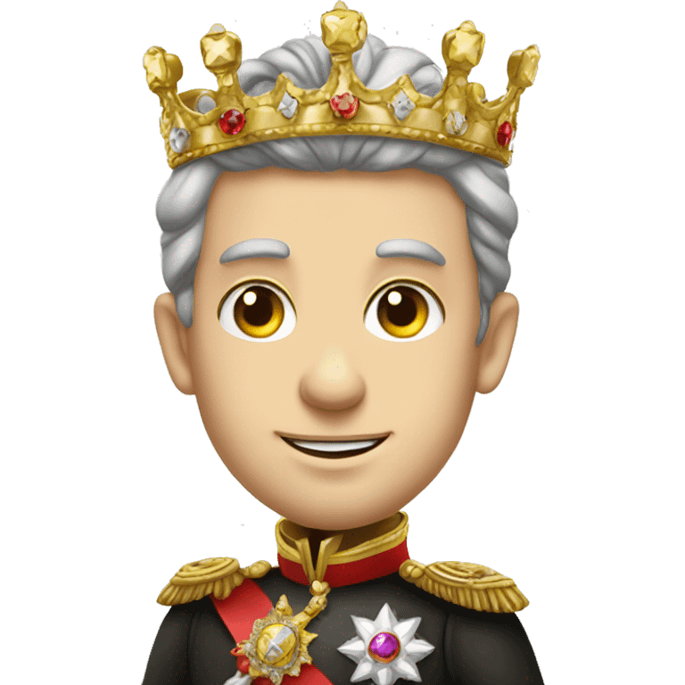 Emperor of Austria wearing imperial crown emoji