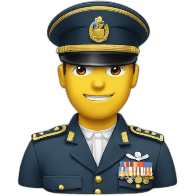 Salut militaire emoji