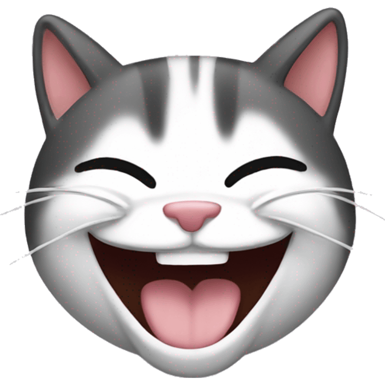 Laughing cat emoji