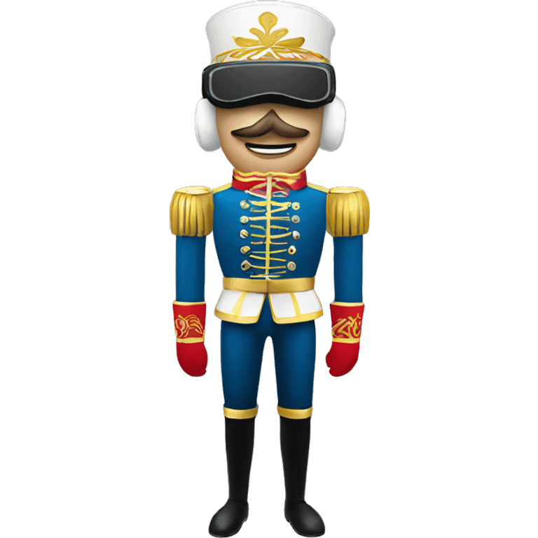 nutcracker in vr headset full body emoji