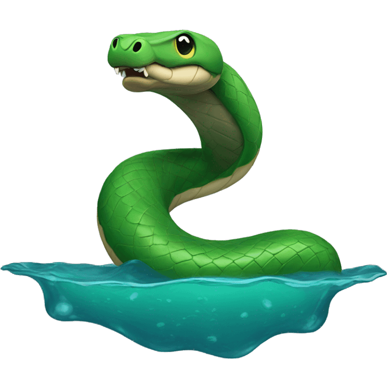 snake in the water emoji