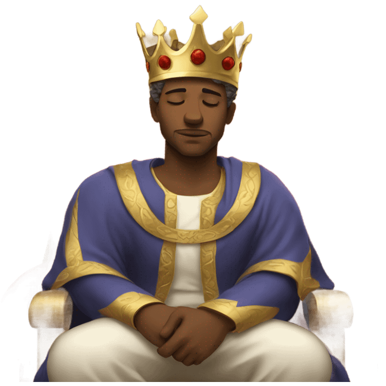 King asleep emoji