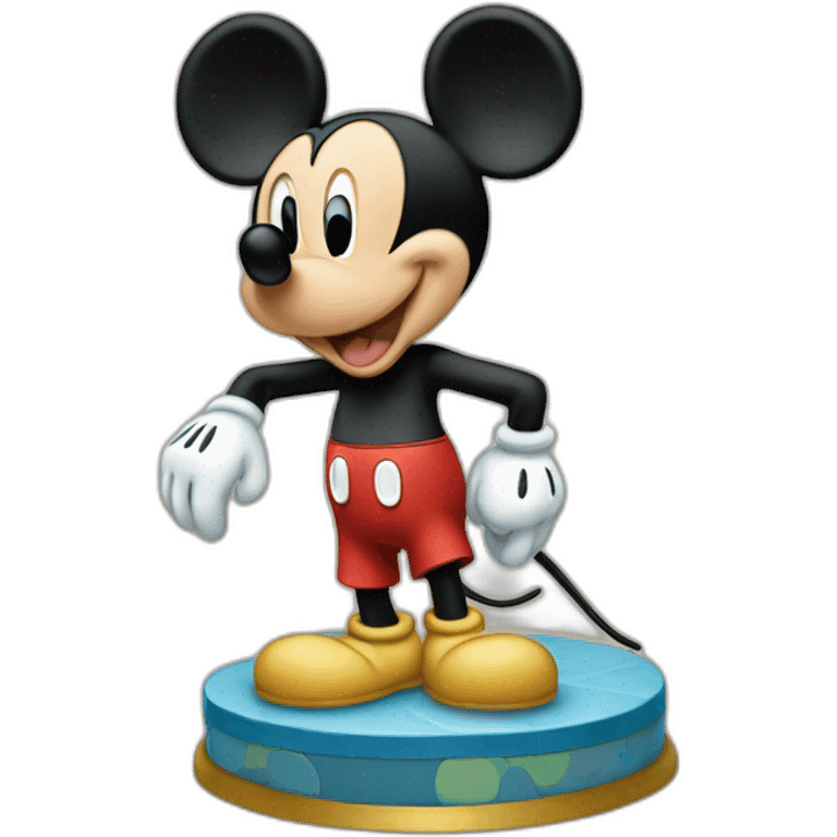 mickey mouse in disney land emoji