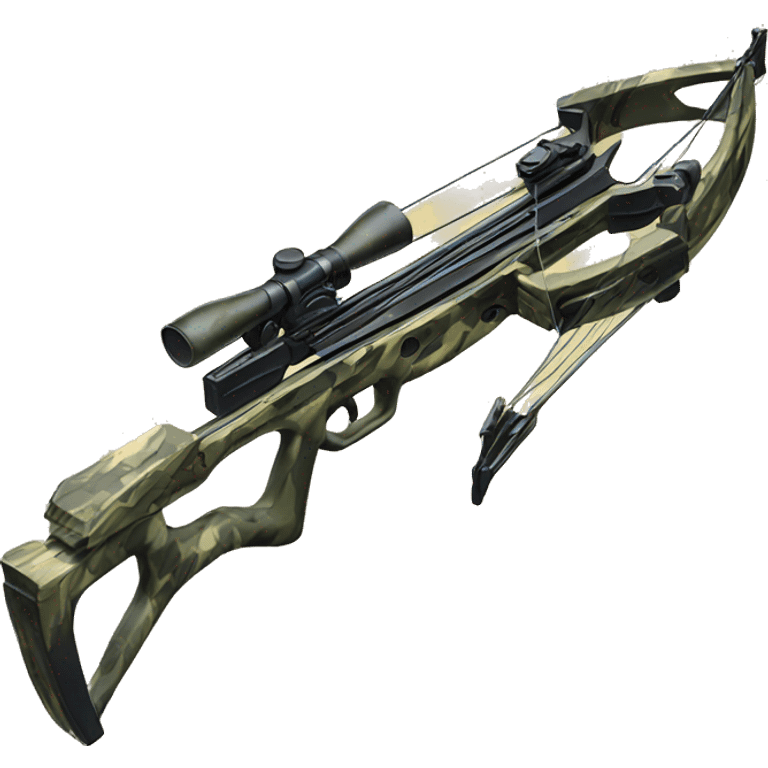 Camo crossbow emoji