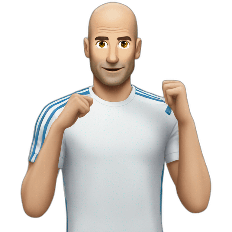 phone on head zidane emoji