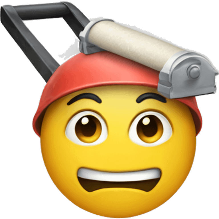 Roller for painting walls emoji