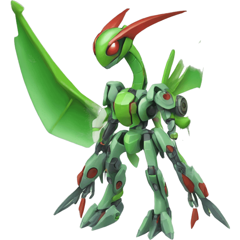 Mechanical Flygon-dragon-Bisharp-Medabot-Mecha full body emoji