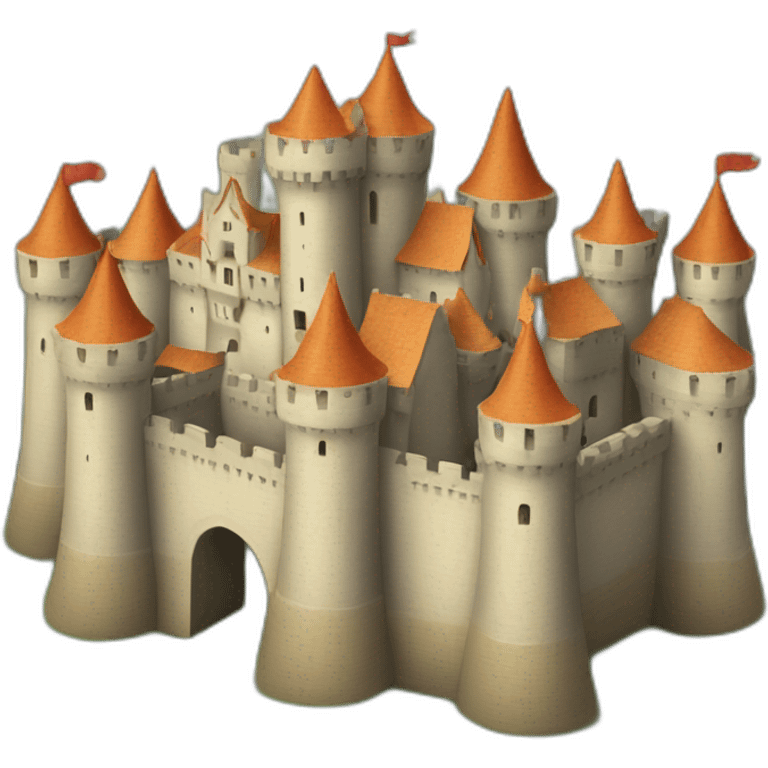 Carcassonne castle emoji