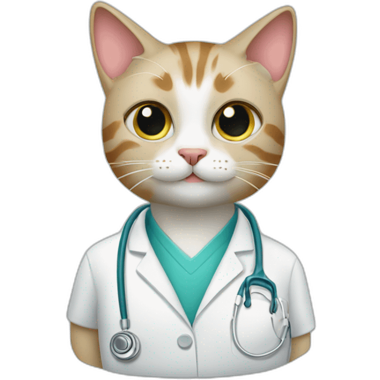 veterinarian cat emoji