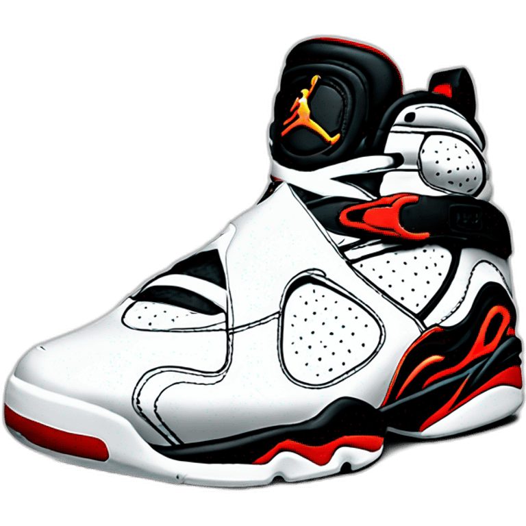 Nike air Jordan 8 emoji