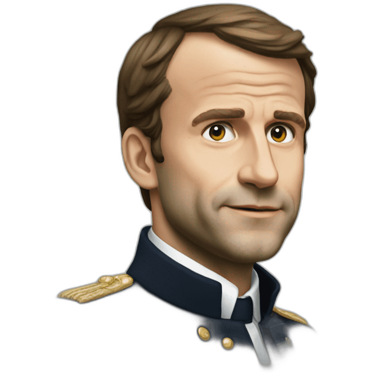 Macron réaliste emoji