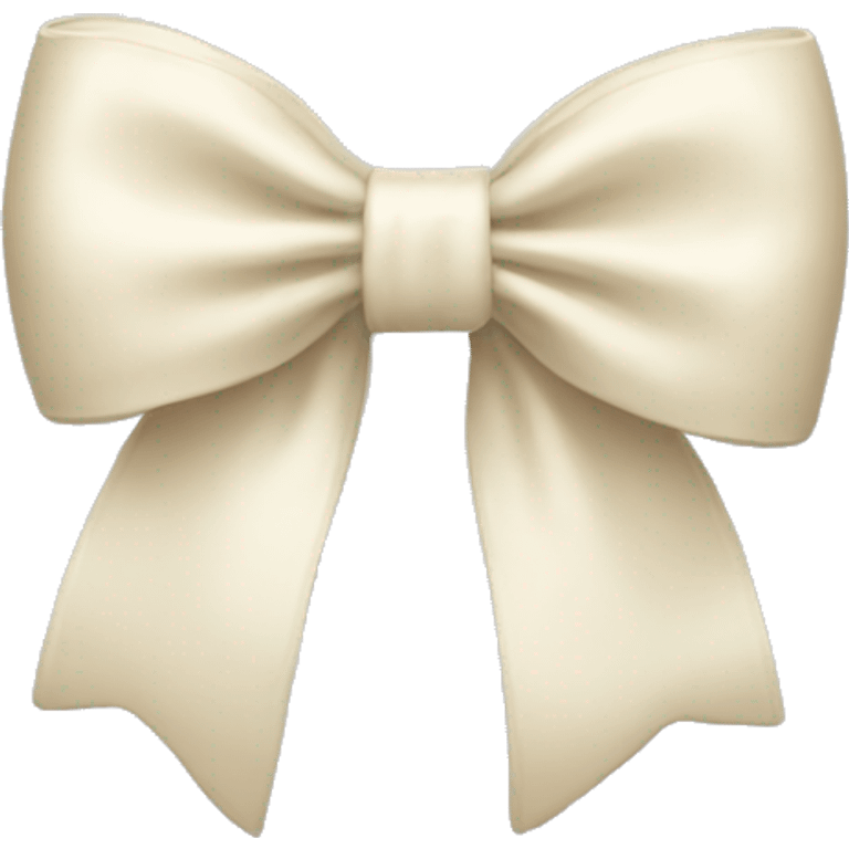 Cream bow  emoji