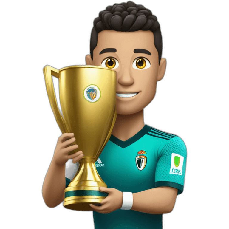 Cr7 with worl cup emoji