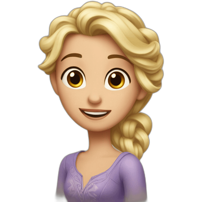 Imagen al estilo Disney Pixar de tienda de lanas e hilos emoji