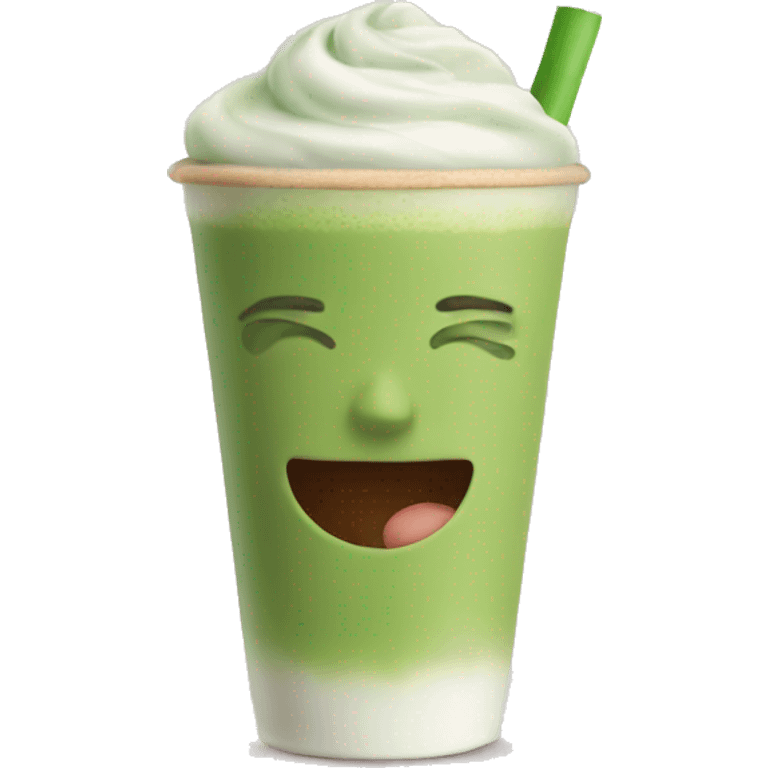 Matcha latte emoji