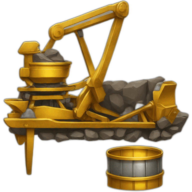 gold mining equipment emoji